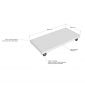 Kệ để hồ thủy sinh di động 80x40cm gỗ cao su KTB68231