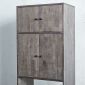 Kệ máy giặt có ngăn tủ 65x42x93cm gỗ cao su KMG68027