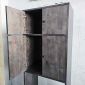 Kệ máy giặt có ngăn tủ 65x42x93cm gỗ cao su KMG68027