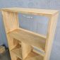 Kệ sách FIRO 60x25x170cm gỗ cao su KS68299