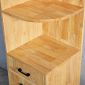 Kệ tủ góc tường 40x40x180cm gỗ cao su KGT68009