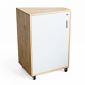 Tủ để góc tường 60x50x85cm gỗ cao su TCN68077
