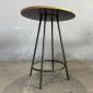 Bàn cafe tròn 60x60cm gỗ plywood vân giả đá CFD68277
