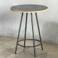 Bàn cafe tròn 60x60cm gỗ plywood vân giả đá CFD68277