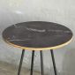 Bàn cafe tròn 60x60cm gỗ plywood vân giả đá CFD68277