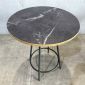 Bàn cafe tròn 60x60cm gỗ plywood vân giả đá CFD68277