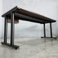 Bàn có hộp điện 180x70cm gỗ tràm chân sắt hệ TIO HBTO040 Bàn có hộp điện 180x70cm gỗ tràm chân sắt hệ TIO HBTO040