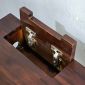 Bàn có hộp điện 180x70cm gỗ tràm chân sắt hệ TIO HBTO040 Bàn có hộp điện 180x70cm gỗ tràm chân sắt hệ TIO HBTO040