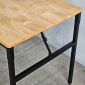 Bàn gấp gọn 80x60x60cm gỗ cao su SPD68250