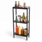 Kệ gia vị 3 tầng Tiny 40x20x85cm gỗ cao su KDGV001