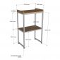 Kệ lò vi sóng 57x35x86cm gỗ plywood KVS68008