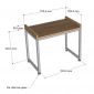 Kệ lò vi sóng 57x35x47cm gỗ plywood KVS68007