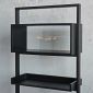 Kệ trang trí ECHO 75x30x183cm gỗ cao su KTT68044