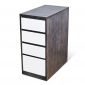 Tủ cá nhân 4 ngăn kéo 60x35x75cm gỗ cao su TCN68079