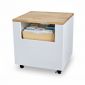 Ghế hồ sơ di động 45x40x40cm gỗ cao su GNHS001