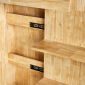 Tủ giấu tiền khóa từ 75x35x120cm gỗ cao su GITI001