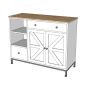 Bàn đảo bếp 104x41x80cm gỗ cao su KISL008