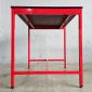 Bàn bar 90x80x90cm gỗ cao su chân sắt lắp ráp BB043