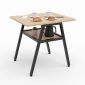 Bàn cafe chữ nhật 80x60cm gỗ plywood CFD68279
