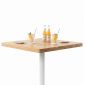 Bàn cafe vuông 70x70cm gỗ cao su CFD68279