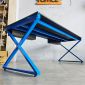 Bàn làm việc có hộp điện 200x80cm gỗ cao su ZD026