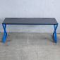 Bàn làm việc có hộp điện 200x80cm gỗ cao su ZD026