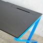Bàn làm việc có hộp điện 200x80cm gỗ cao su ZD026