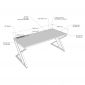 Bàn làm việc có hộp điện 180x80cm gỗ tràm GD68113