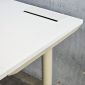 Bàn góc L có hộp điện 160x160cm gỗ tràm hệ TIO HBTO045