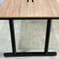 Bàn họp có hộp điện 220x90cm gỗ plywood hệ TIO HBTO044