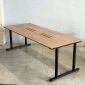 Bàn họp có hộp điện 220x90cm gỗ plywood hệ TIO HBTO044