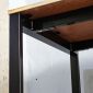 Bàn làm việc 180x70cm gỗ otim phủ veneer xoan đào HBRT118