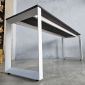 Bàn cụm 2 người 200x60cm gỗ cao su hệ Trian HBTA026