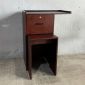 Bộ bàn ghế makeup 70x40cm gỗ cao su BTD68077