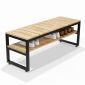 Ghế băng ngồi thay giày 120x40x45cm gỗ cao su GBD061 Ghế băng ngồi thay giày 120x40x45cm gỗ cao su GBD061