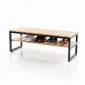 Ghế băng ngồi thay giày 120x40x45cm gỗ cao su GBD061