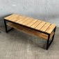 Ghế băng ngồi thay giày 120x40x45cm gỗ cao su GBD061