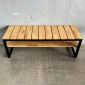 Ghế băng ngồi thay giày 120x40x45cm gỗ cao su GBD061