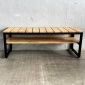 Ghế băng ngồi thay giày 120x40x45cm gỗ cao su GBD061