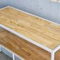 Giá treo đồ trưng bày shop 120x45x130cm gỗ cao su GQA68041