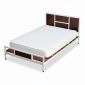Giường ngủ lắp ráp 120x200x45cm gỗ cao su GN68054