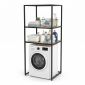 Kệ máy giặt 3 tầng 78x63x178cm gỗ cao su KMG68028
