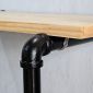 Kệ ống nước treo tường 2 tầng 80x30x40 gỗ cao su PPF023