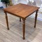 Bàn ăn Louis vuông 80x80cm gỗ cao su BA68281