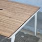 Bàn cụm 2 người 120x120cm gỗ Plywood chân sắt hệ CONE HBCO026 Bàn cụm 2 người 120x120cm gỗ Plywood chân sắt hệ CONE HBCO026