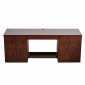Bàn làm việc 2 ngăn tủ 200x55x78cm gỗ cao su BD68147