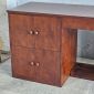 Bàn làm việc 2 ngăn tủ 200x55x78cm gỗ cao su BD68147