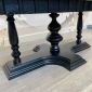 Bàn ăn Kalista 220x100x75cm mặt đá chân gỗ BA68272