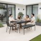 Combo bàn ghế ngoài trời sắt sơn tĩnh điện CBNT015