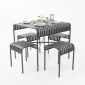 Combo bàn ghế ngoài trời sắt sơn tĩnh điện CBNT014
